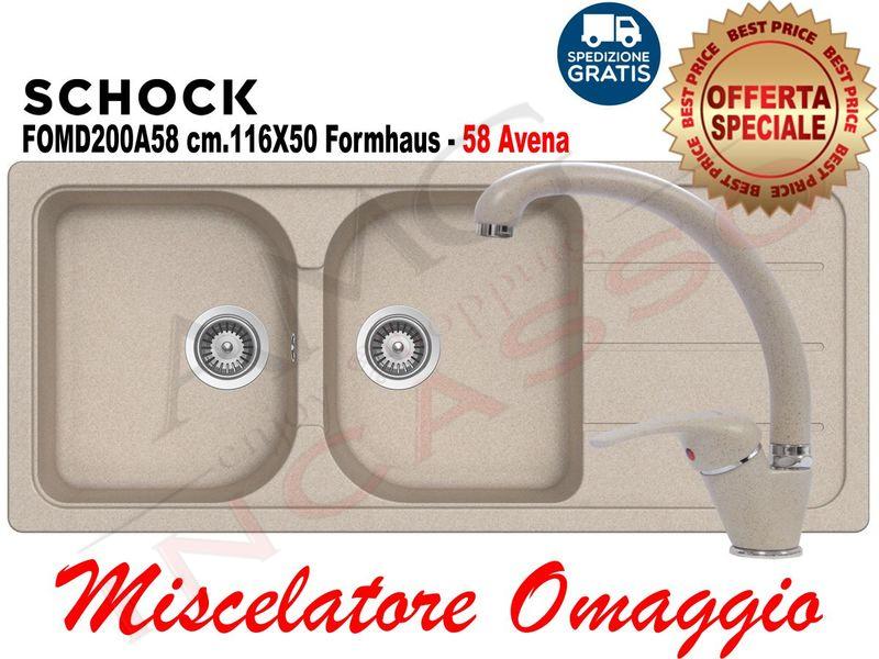 Miscelatori Cucina Lavello Avena.Lavello Cucina Formhaus Cm 116x50 2 Vasche Avena E Miscelatore Omaggio Amg Incasso Elettrodomestici Da Incasso