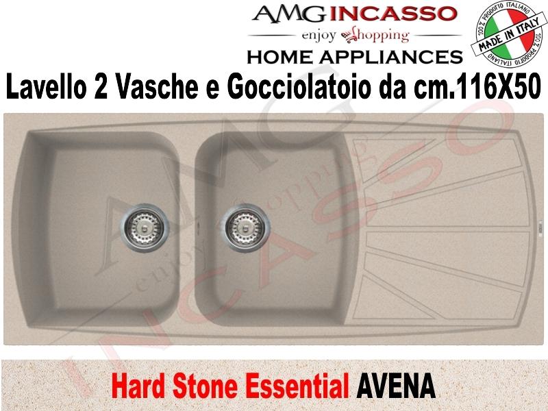 Lavello Cucina Fragranite Una Vasca.Lavello Incasso Cucina Fragranite Avena Cm 116x50 2 Vasche E Gocciolatoio Primepremierpapers Co Za